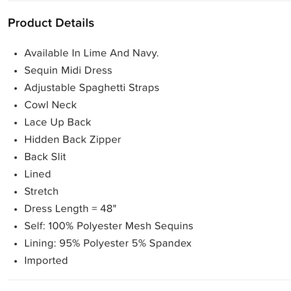 FashionNova Sequin Midi Dress. NWT - Picture 6 of 6